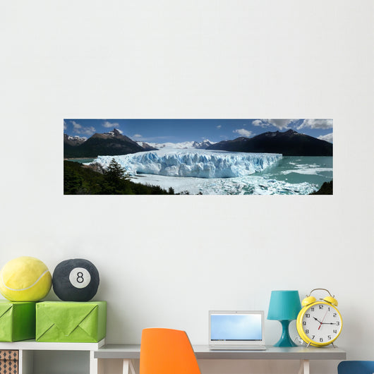 Perito Moreno Glacier Icebergs Wall Decal Panoramic Wall Decal