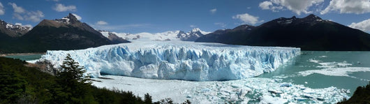Perito Moreno Glacier Icebergs Wall Decal Panoramic Wall Decal