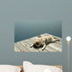 Exhausted Dock Pug Wall Decal