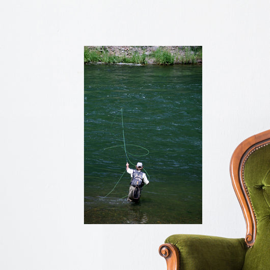 Fly Fishing Wall Decal
