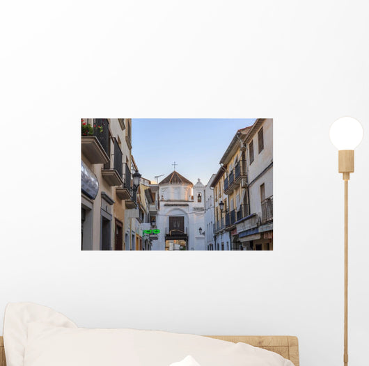 Street Town with Tower Wall Decal