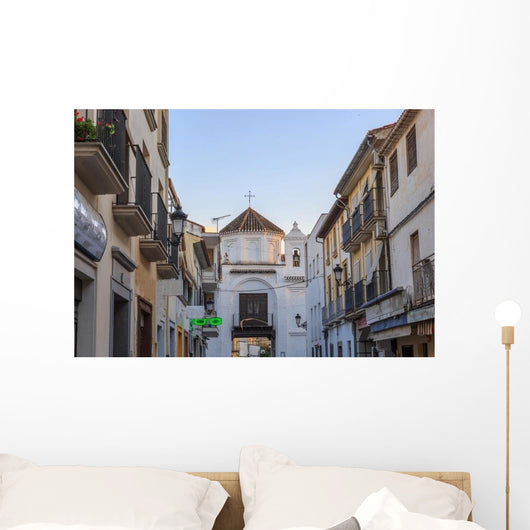 Street Town with Tower Wall Decal