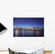 Chicago City Skyline Night Wall Decal