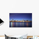 Chicago City Skyline Night Wall Decal