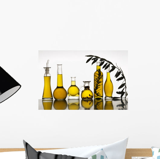 Olive Oil Still Life Wall Decal