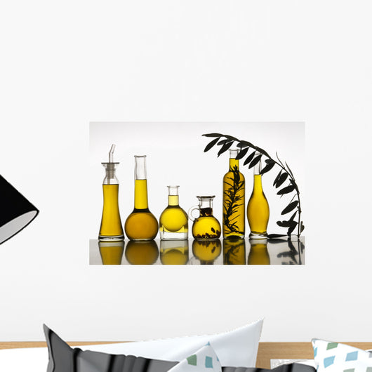 Olive Oil Still Life Wall Decal
