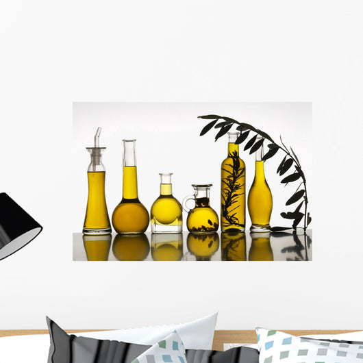 Olive Oil Still Life Wall Decal