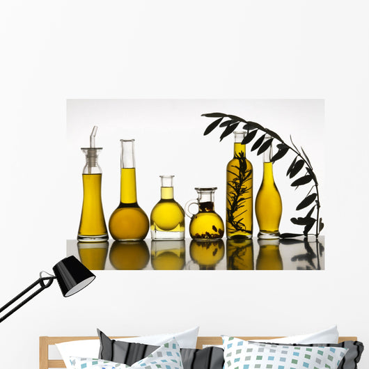 Olive Oil Still Life Wall Decal