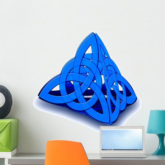 Celtic Trinity Triangle Wall Decal