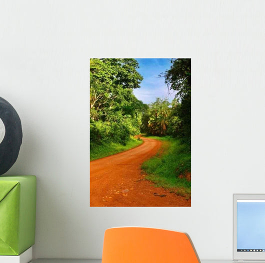 African Road Wall Decal Design 1
