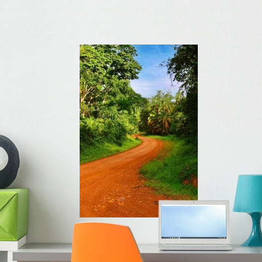 African Road Wall Decal Design 1
