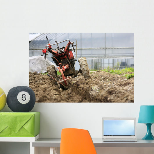 Hand Tractor Wall Decal