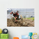 Hand Tractor Wall Decal