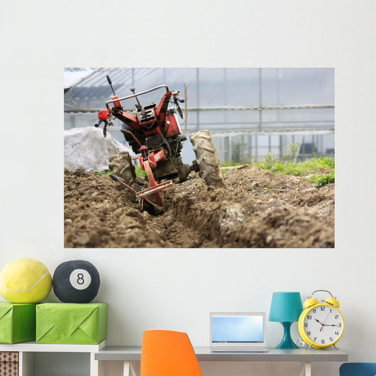 Hand Tractor Wall Decal