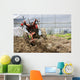 Hand Tractor Wall Decal