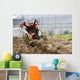 Hand Tractor Wall Decal