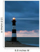Lighthouse Dusk Wall Decal
