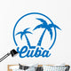Icono Plano Cuba En Wall Decal