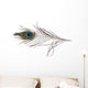 Peacock Feather Wall Decal