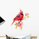 Cardinal Red Bird Wall Decal