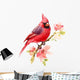 Cardinal Red Bird Wall Decal