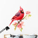 Cardinal Red Bird Wall Decal