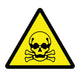 Toxic Hazard Sign Wall Decal