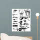 Vintage Garden Tools Wall Stickers Wall Decal