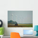 Tractors and Wind Turbines Wall Decal