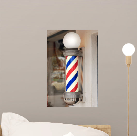 Barber Pole Wall Decal