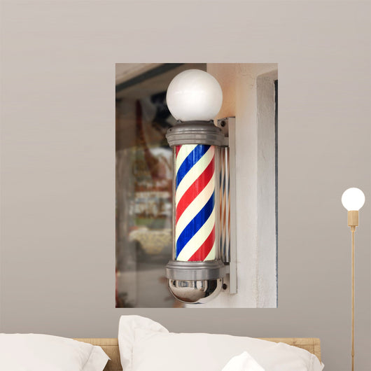 Barber Pole Wall Decal