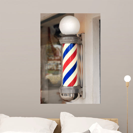 Barber Pole Wall Decal