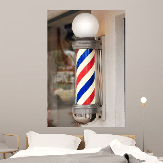Barber Pole Wall Decal