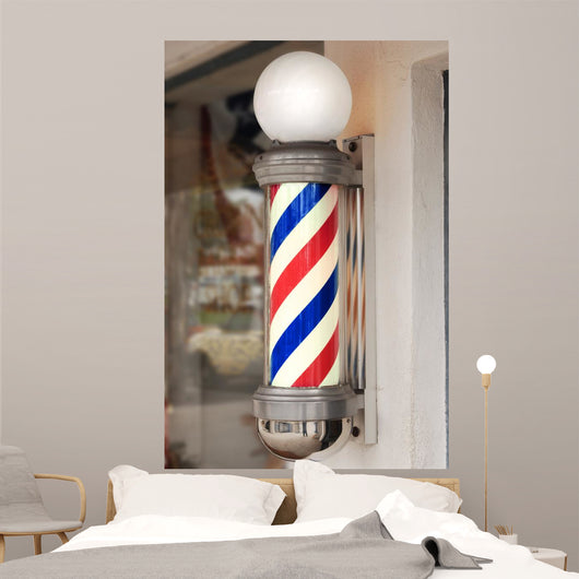 Barber Pole Wall Decal