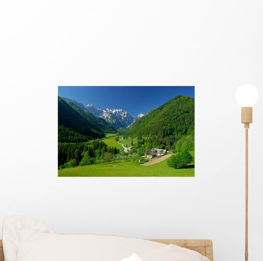 Spring Alpine Valley Wall Decal