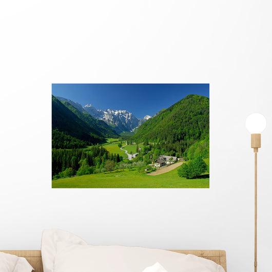Spring Alpine Valley Wall Decal