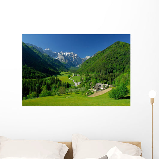 Spring Alpine Valley Wall Decal