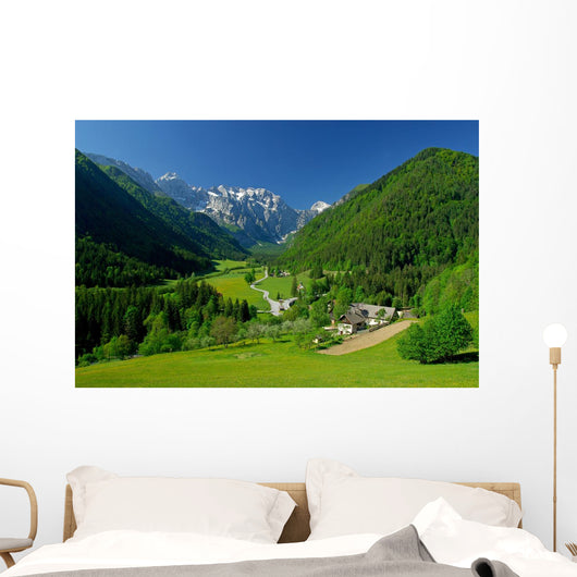 Spring Alpine Valley Wall Decal