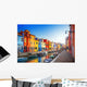 Colorful Houses Burano Venice Wall Decal
