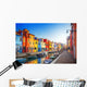 Colorful Houses Burano Venice Wall Decal