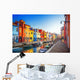 Colorful Houses Burano Venice Wall Decal