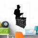 Chimney Sweep Silhouette Wall Decal