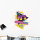 90's Style Label Vector Wall Decal Design 5