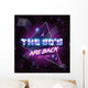 Vector Emblem 80's Are Wall Decal