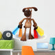 Shopping Dog Wall Decal