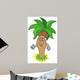 Cartoon Palm Tree Wall Decal