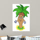 Cartoon Palm Tree Wall Decal