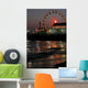 Santa Monica Pier Dusk Wall Decal