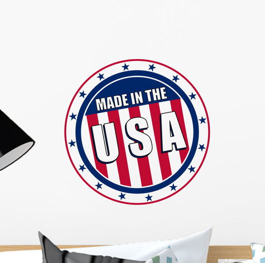 Made USA Circular Decal Wall Decal