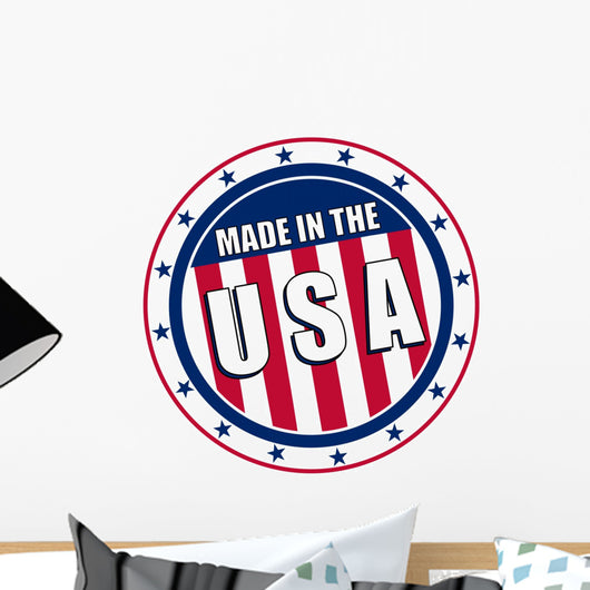 Made USA Circular Decal Wall Decal